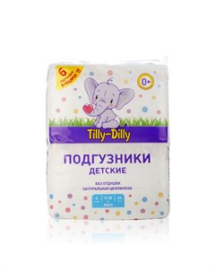 Детские подгузники 4 7 18кг 64шт Tilly-dilly