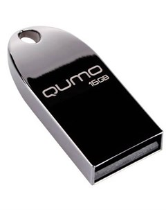 Флешка 16Gb QM16GUD Cos d USB 2 0 черный Qumo