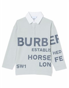 Рубашка поло с принтом Horseferry Burberry kids