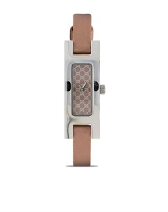 Наручные часы pre owned 18 мм 2000 х годов с монограммой Gucci pre-owned
