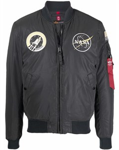 Бомбер с нашивками NASA Alpha industries