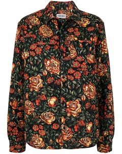 Куртка рубашка с цветочным принтом Kenzo
