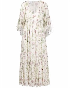 Шелковое платье с цветочным принтом Giambattista valli