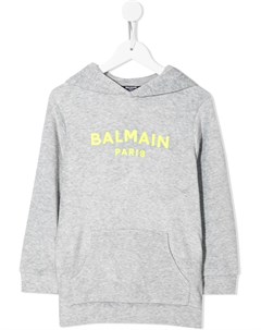 Худи с логотипом Balmain kids