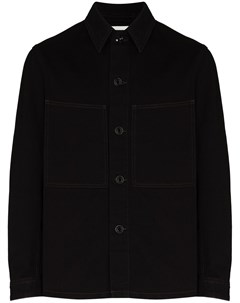 Куртка рубашка с контрастной строчкой Lemaire