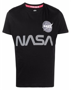 Футболка со светоотражающим логотипом из коллаборации с NASA Alpha industries