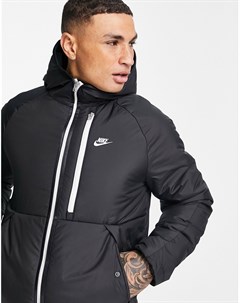 Черная утепленная куртка с капюшоном Legacy Nike