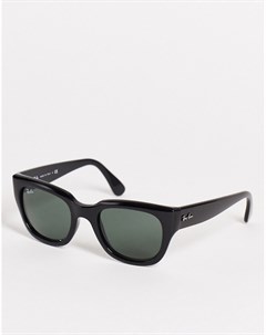 Солнцезащитные очки в массивной оправе черного цвета Rayban Ray-ban®