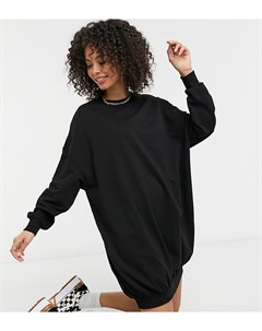 Черное трикотажное oversized платье ASOS DESIGN Tall Asos tall