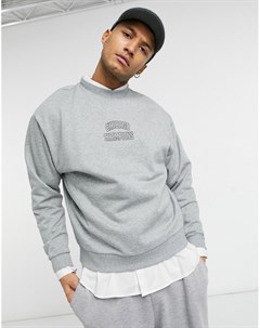 Oversized свитшот с маленьким винтажным принтом Chicago Asos design