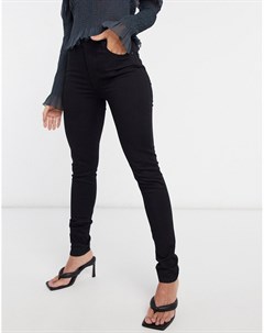 Черные зауженные джинсы с завышенной талией 721 Levi's®
