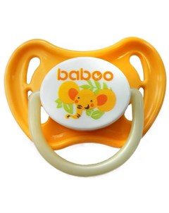 Соска пустышка Safari латексная ночная со светящимся кольцом 0 Baboo