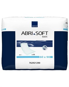 Пеленки Abri Soft Basic одноразовые для взрослых 60х90см 30шт Abena