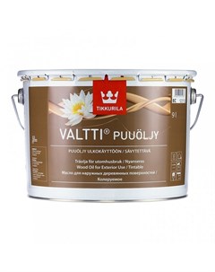Масло для древесины Valtti Puuoljy органоразбавляемое для наружных работ 9 л Tikkurila