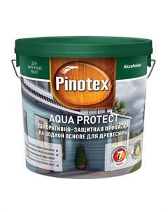 Пропитка декоративная на водной основе Aqua Protect под колеровку 2 62 л Pinotex