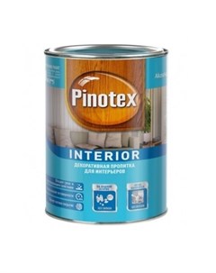 Пропитка декоративная на водной основе Interior для интерьеров бесцветная 1 л Pinotex