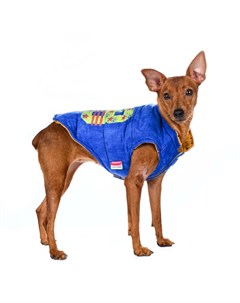 Куртка двухсторонняя для собак 68 S синий унисекс Petmax