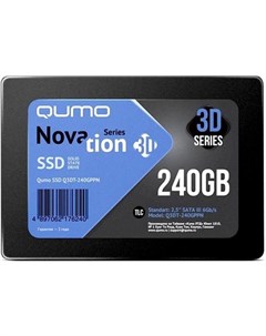 Твердотельный накопитель SSD 2 5 240 Gb Q3DT 240GPBN Read 560Mb s Write 540Mb s TLC Qumo