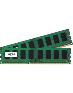 Оперативная память 16Gb 2x8Gb PC4 19200 2400MHz DDR4 DIMM CL17 CT2K8G4DFS824A Crucial