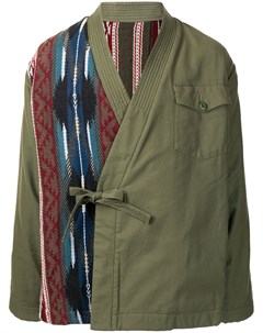 Куртка кимоно с трикотажной вставкой Maharishi