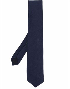 Фактурный галстук с узором в елочку Borrelli