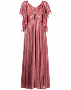 Платье 1970 х годов с V образным вырезом и оборками A.n.g.e.l.o. vintage cult