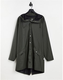 Черная водонепроницаемая куртка Rains