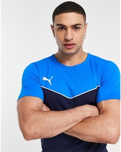 Темно синяя футболка Football Rise Training Puma