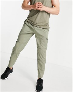 Серые спортивные штаны из технологичной ткани Training Puma