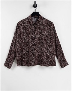 Рубашка с принтом леопардов Asos design