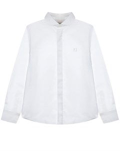 Белая рубашка с длинными рукавами Fendi