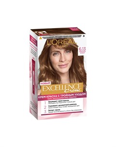 Крем краска L Oreal Paris EXCELLENCE Creme стойкая для волос 6 13 Тёмно русый бежевый L'oreal paris