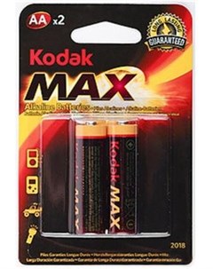 Батарейки Max LR6 2BL AA 2 шт Kodak
