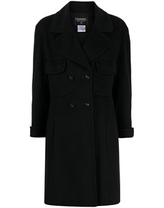 Двубортное пальто 1997 го года с логотипом CC Chanel pre-owned
