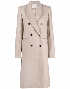 Двубортное пальто с заостренными лацканами Ba&sh
