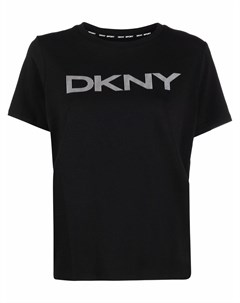 Полосатая футболка с логотипом Dkny