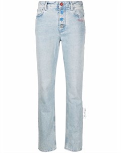 Прямые джинсы с надписью Off-white