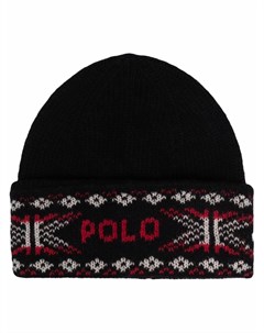 Шапка бини с логотипом Polo ralph lauren