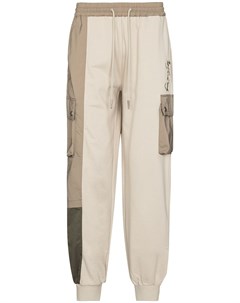 Спортивные брюки со вставками Feng chen wang