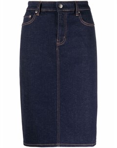 Джинсовая юбка с завышенной талией Lauren ralph lauren