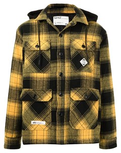 Клетчатая куртка рубашка с капюшоном Izzue