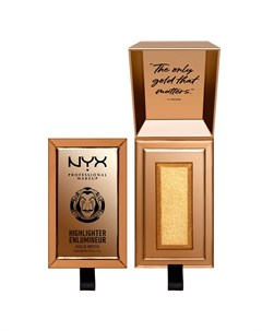 Хайлайтер для лица LA CASA DE PAPEL MONEY HEIST HIGHLIGHTER ENLUMINEUR тон 01 gold brick Nyx professional makeup