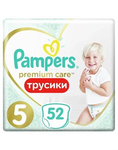 Подгузники трусики Premium Care Junior 12 17кг 52шт Pampers