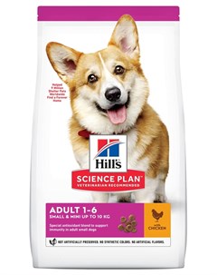 Сухой корм для собак Science Plan Canine Adult 1 6 Small Miniature Chicken Turkey 3 кг Hill`s