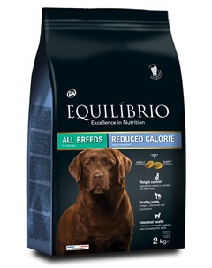 Корм cухой корм для взрослых собак с мясом птицы контроль веса 12 кг Equilibrio