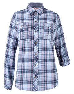 Фланелевая блуза рубашка Bonprix