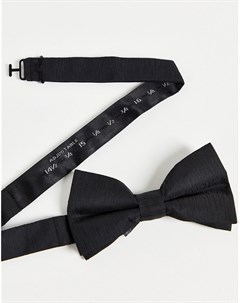 Черный однотонный галстук бабочка French connection