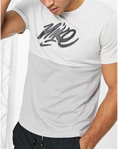 Серая футболка с графическим логотипом Wild Run Nike running
