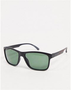 Черные квадратные солнцезащитные очки Svnx