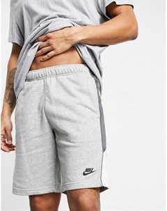 Серые шорты из махровой ткани Nike